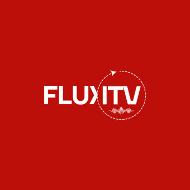 FluxITV Logo red white